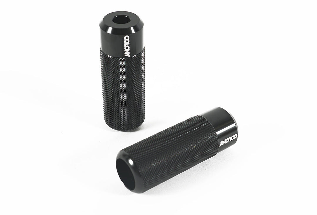 Colony Exon V2 Flatland Peg CNC Alloy 10/14mm Black