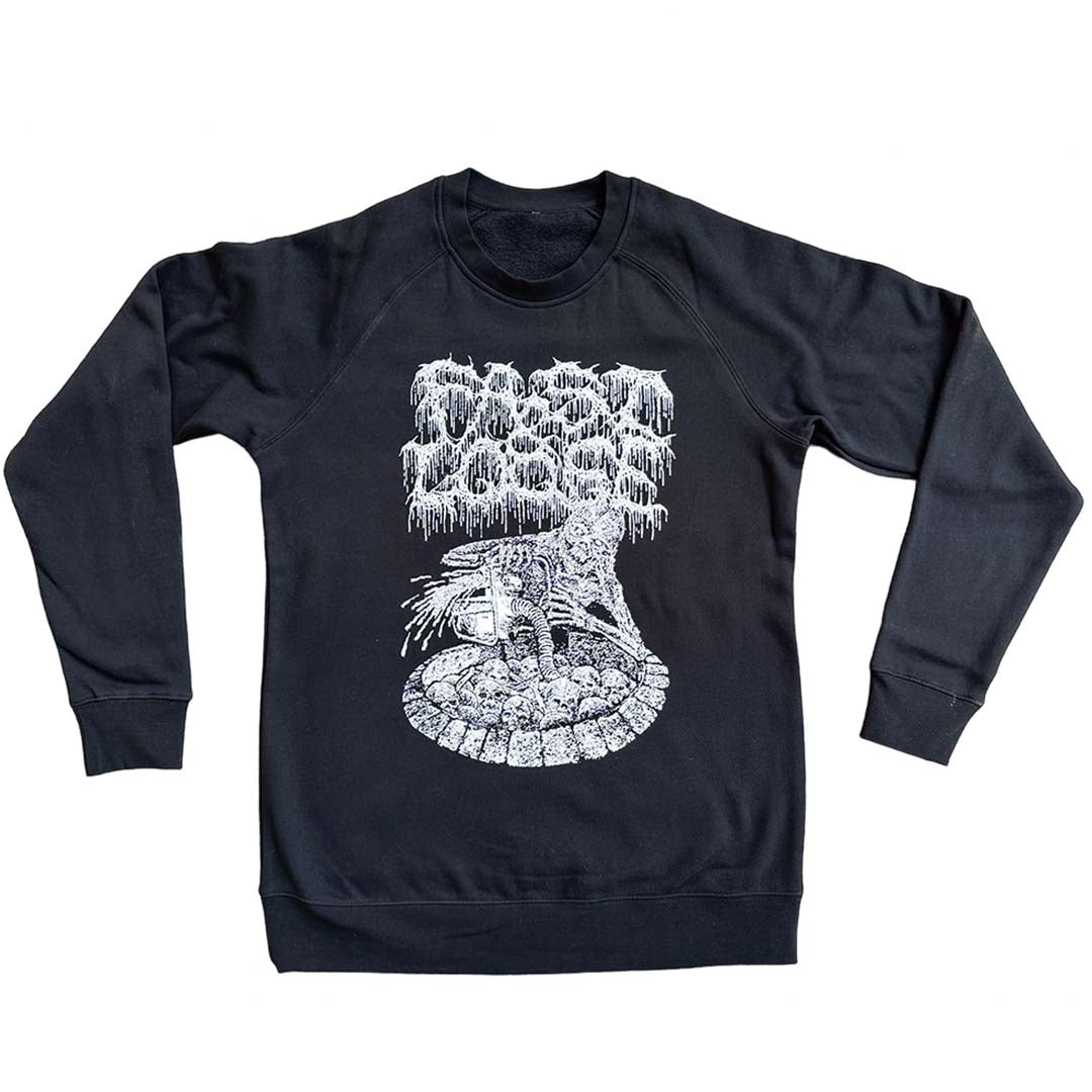 Fast And Loose Skeletal Cleansing Crewneck Sweatshirt - Black