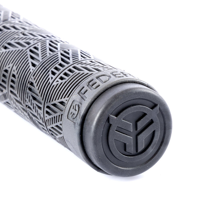 Federal Command Flangeless Grips - Black / Dark Grey Marble | BMX