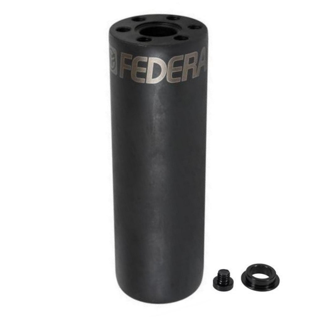 Federal Hollow Point 4.5" Chromoly Peg Black 14mm / 10mm Adapter