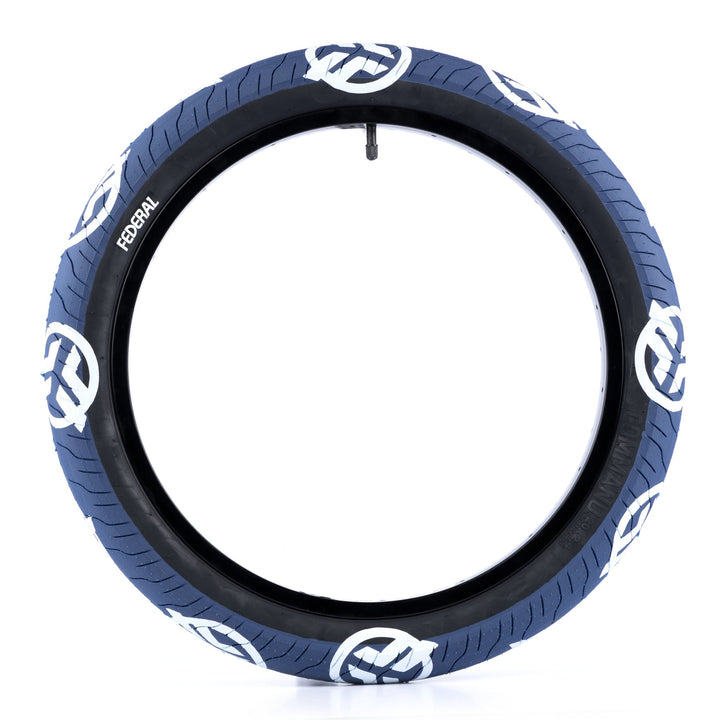 Federal Command LP Tyre 20" Blue White Logos / Black Sidewall 2.40"