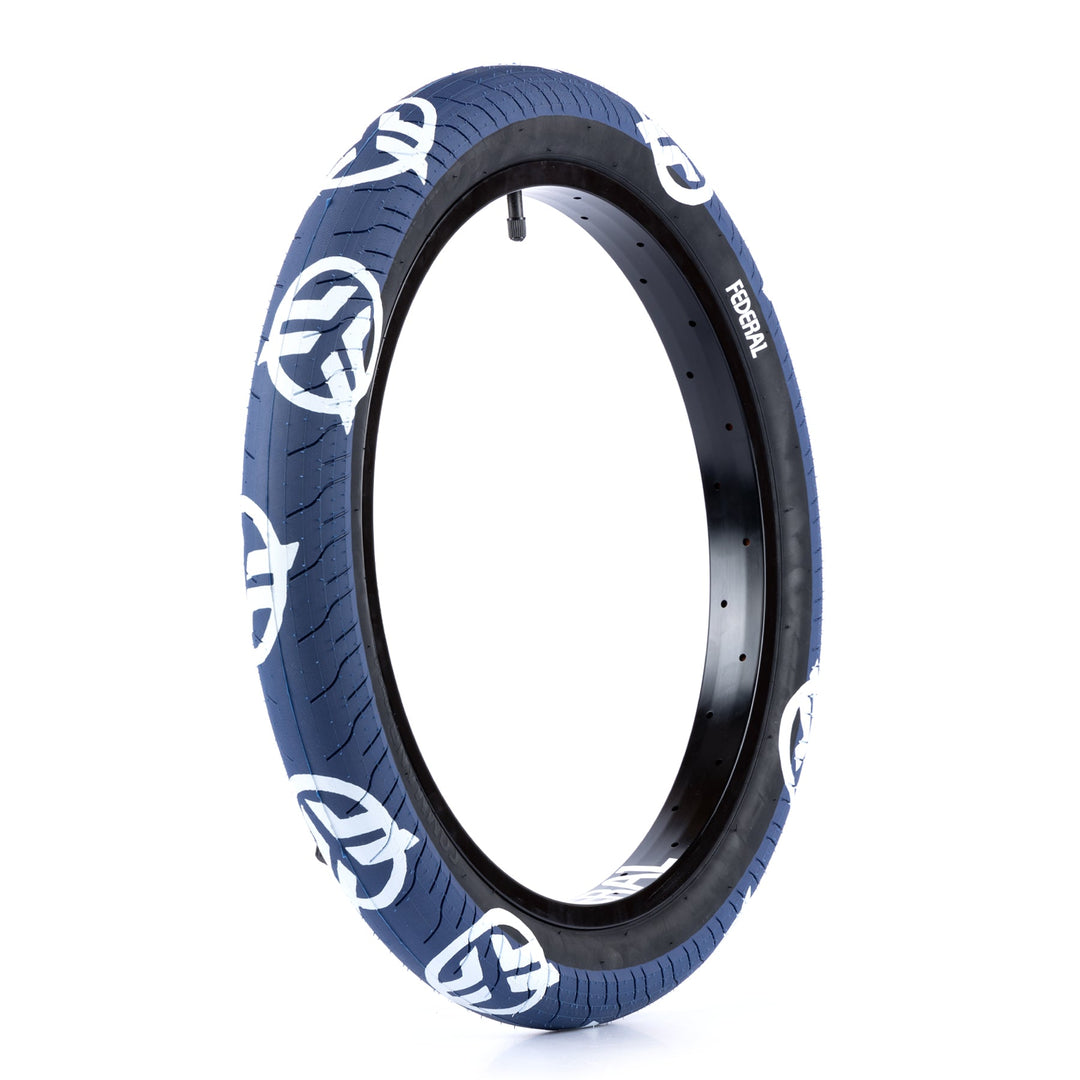 Federal Command LP Tyre 20" Blue White Logos / Black Sidewall 2.40"
