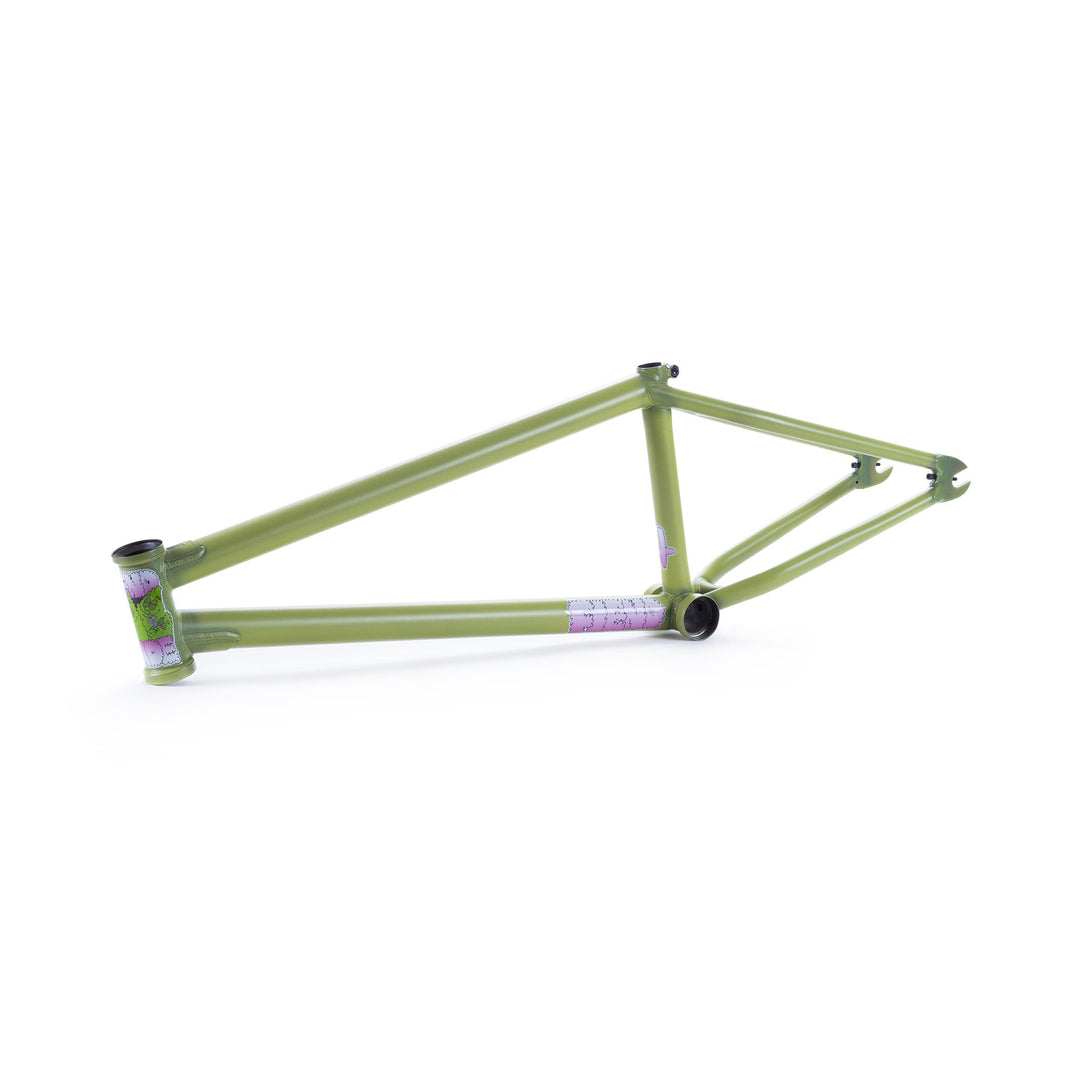 Fiend Morrow V4 Brakeless Frame Green Crack