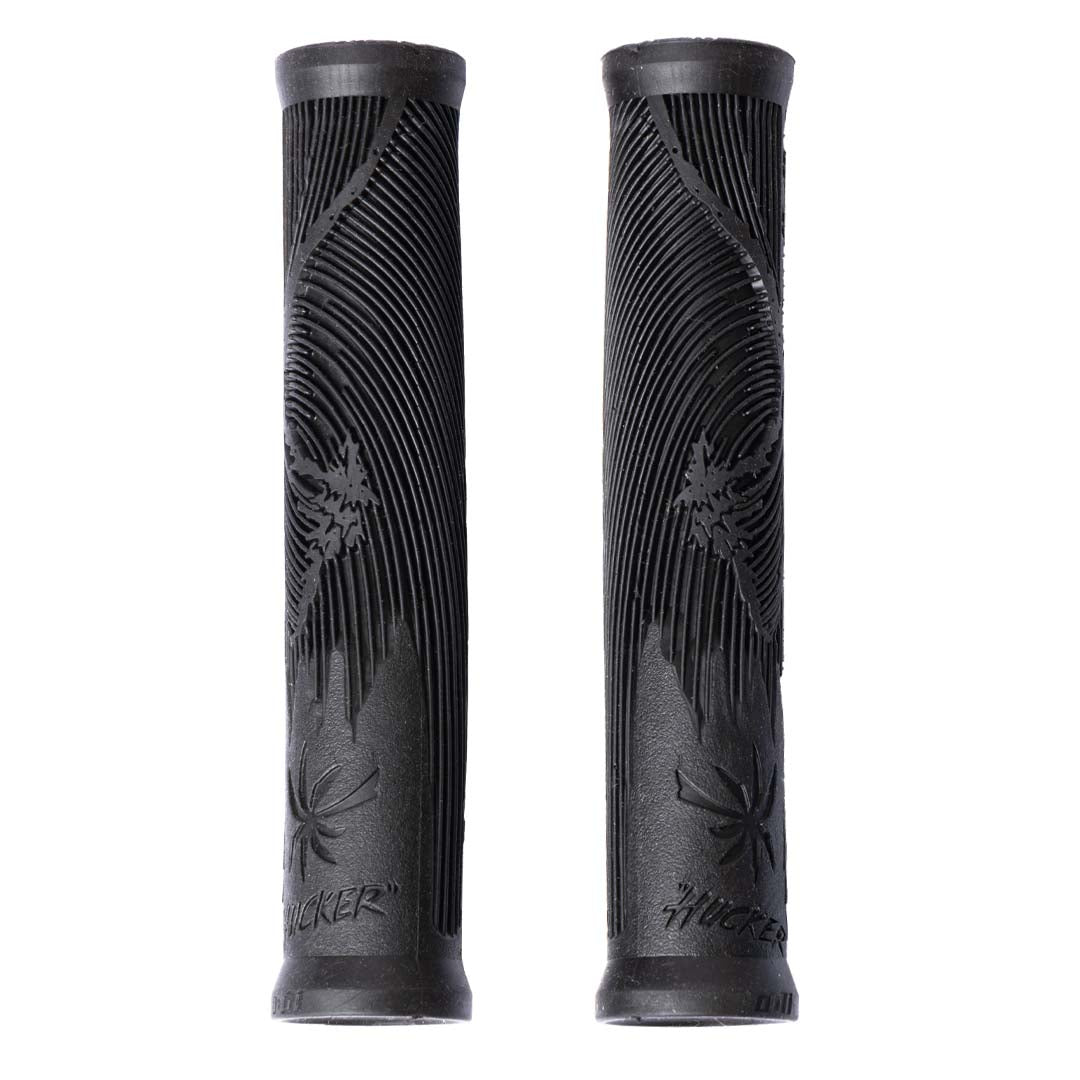 ODI Hucker Flangeless Grips Black 160mm