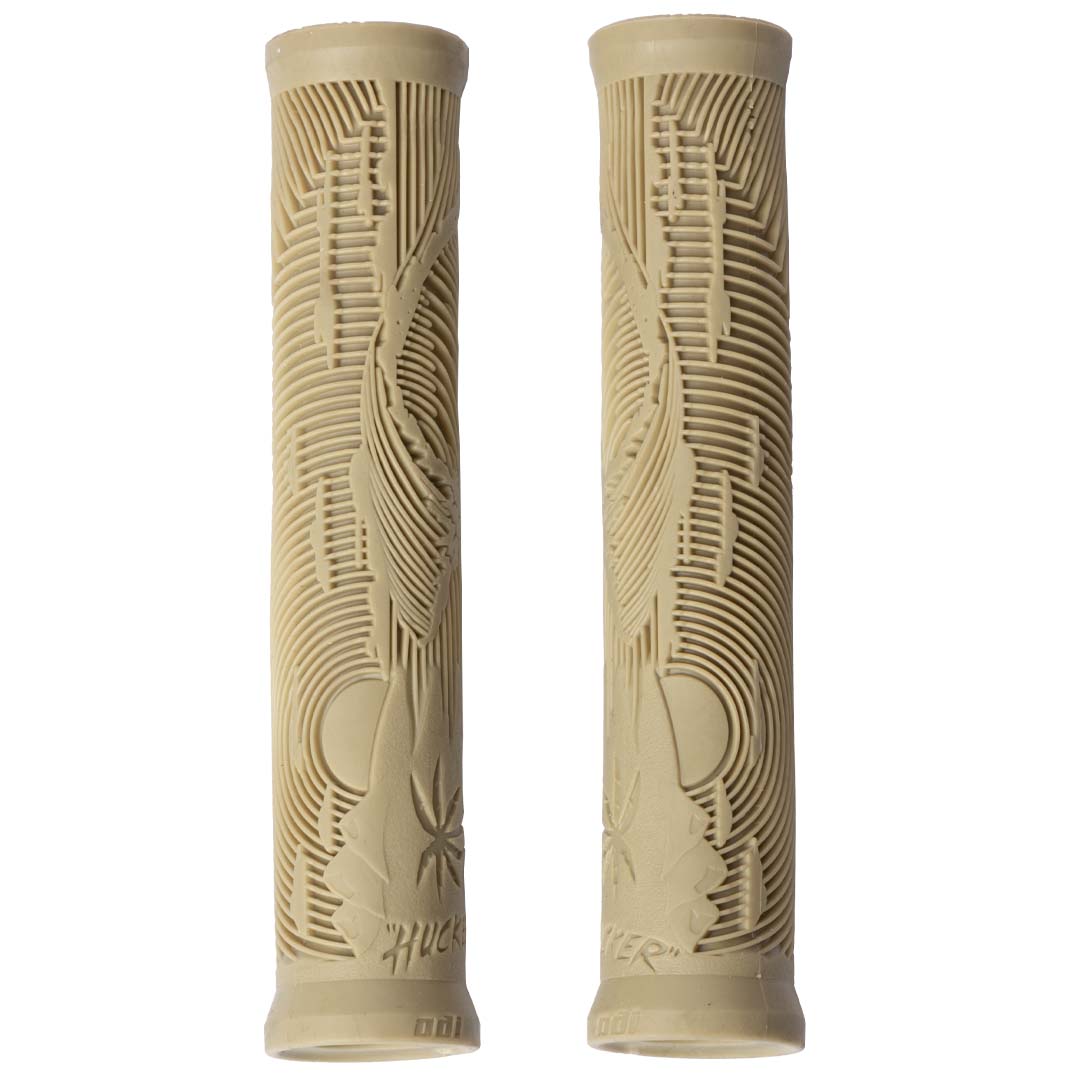 ODI Hucker Flangeless Grips Tan 160mm