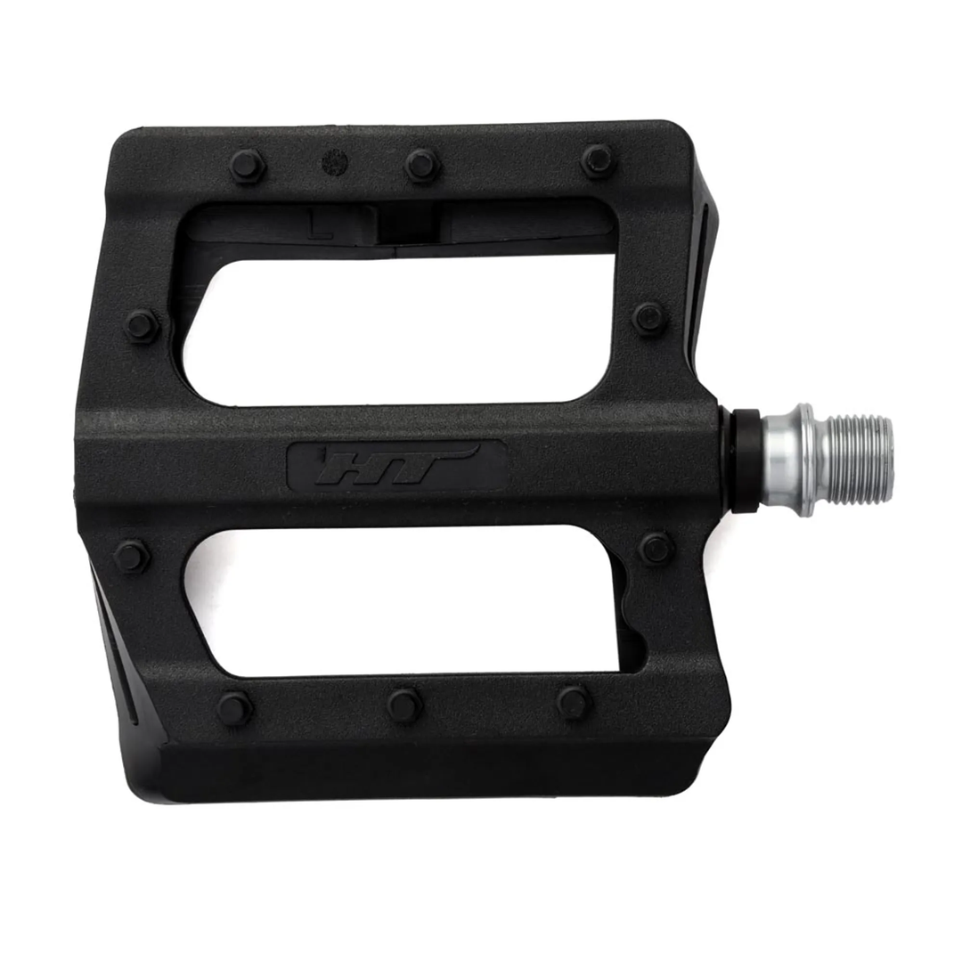 HT Components Black PA12 Pedals 9/16