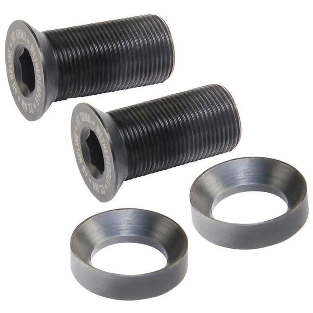 Wethepeople Logic Crank Bolt Pair Black 22mm