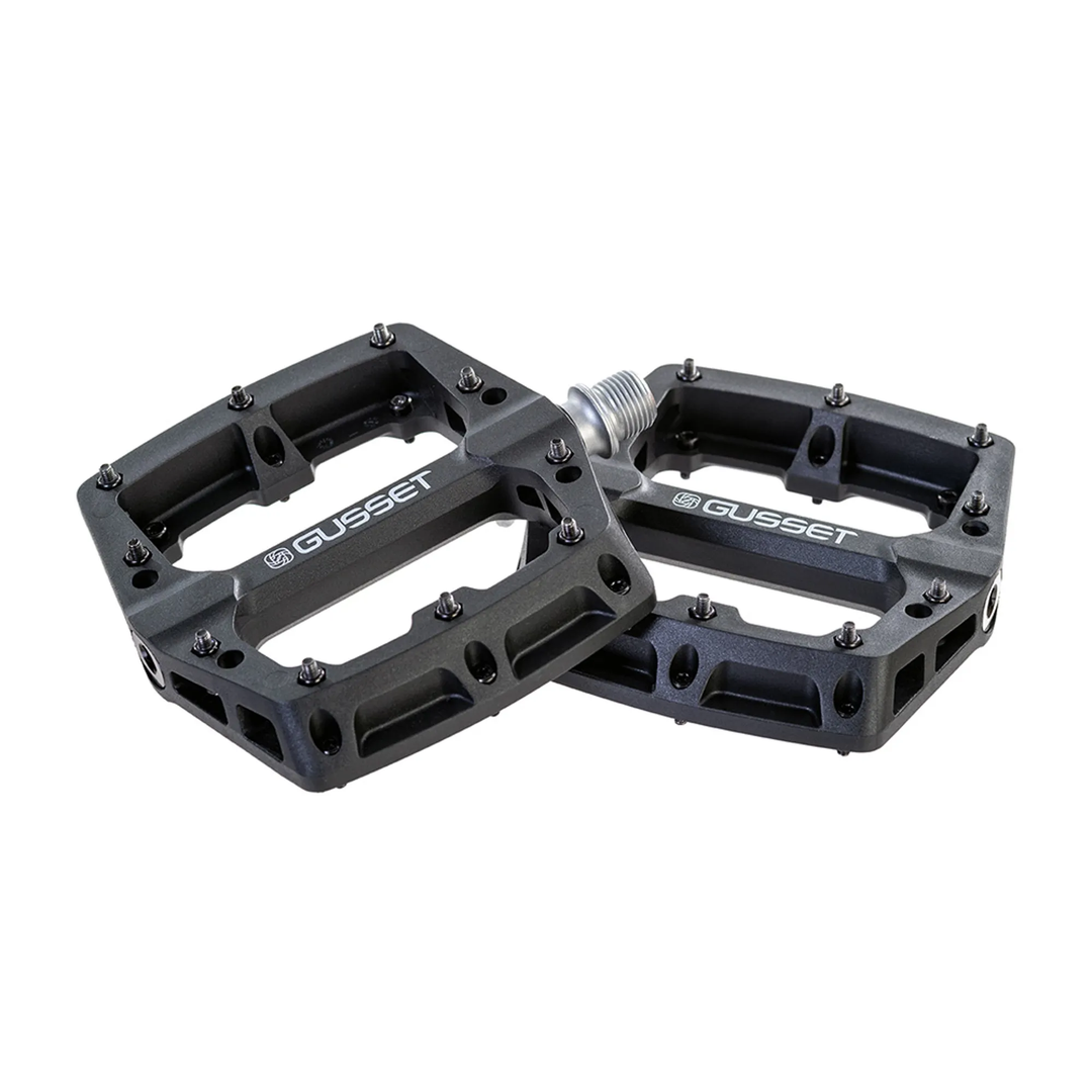 Gusset Slim Jim Pedals Black 9/16