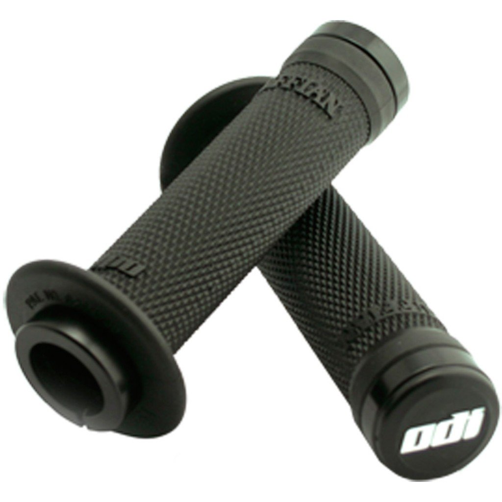 ODI Ruffian Lock-On Flanged Grips Black 143mm