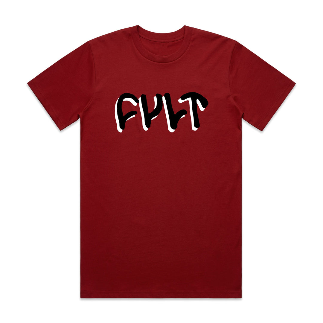 Cult Shadow T-Shirt - Scarlet Red | BMX