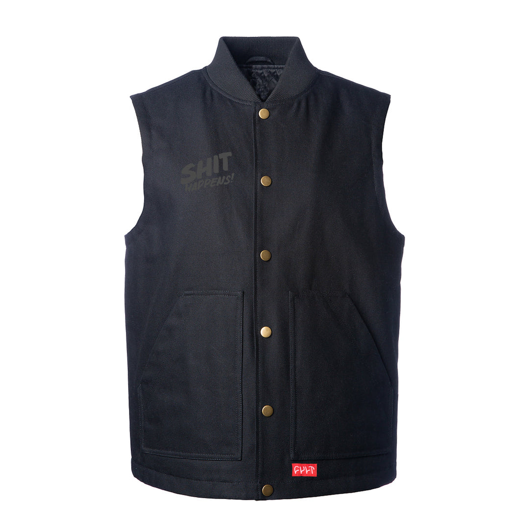 Cult Shit Happens Vest Black