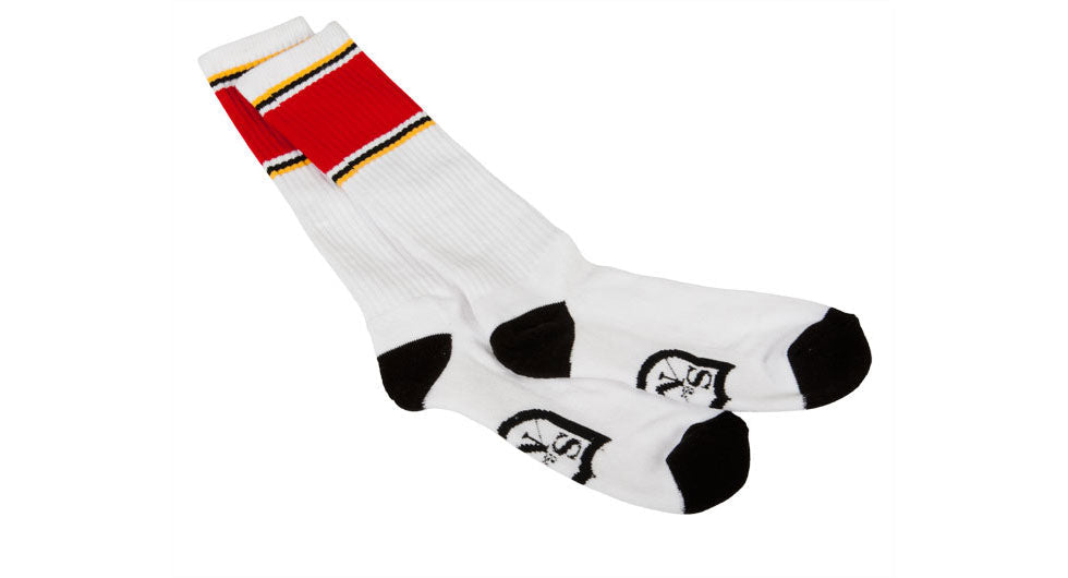 S&M Retrograde Socks White