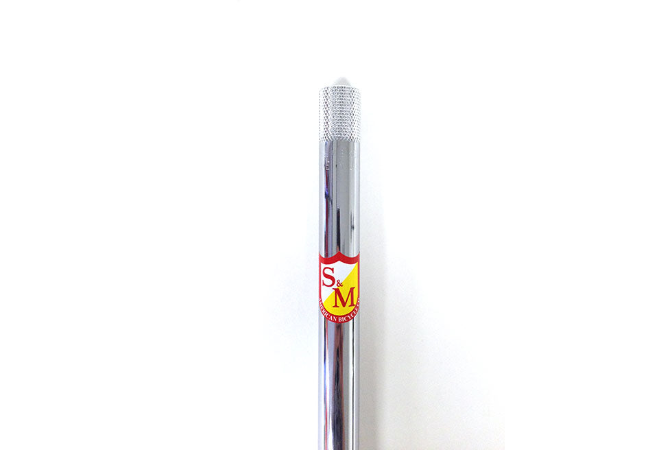 S&M Old School Chrome Seat Post