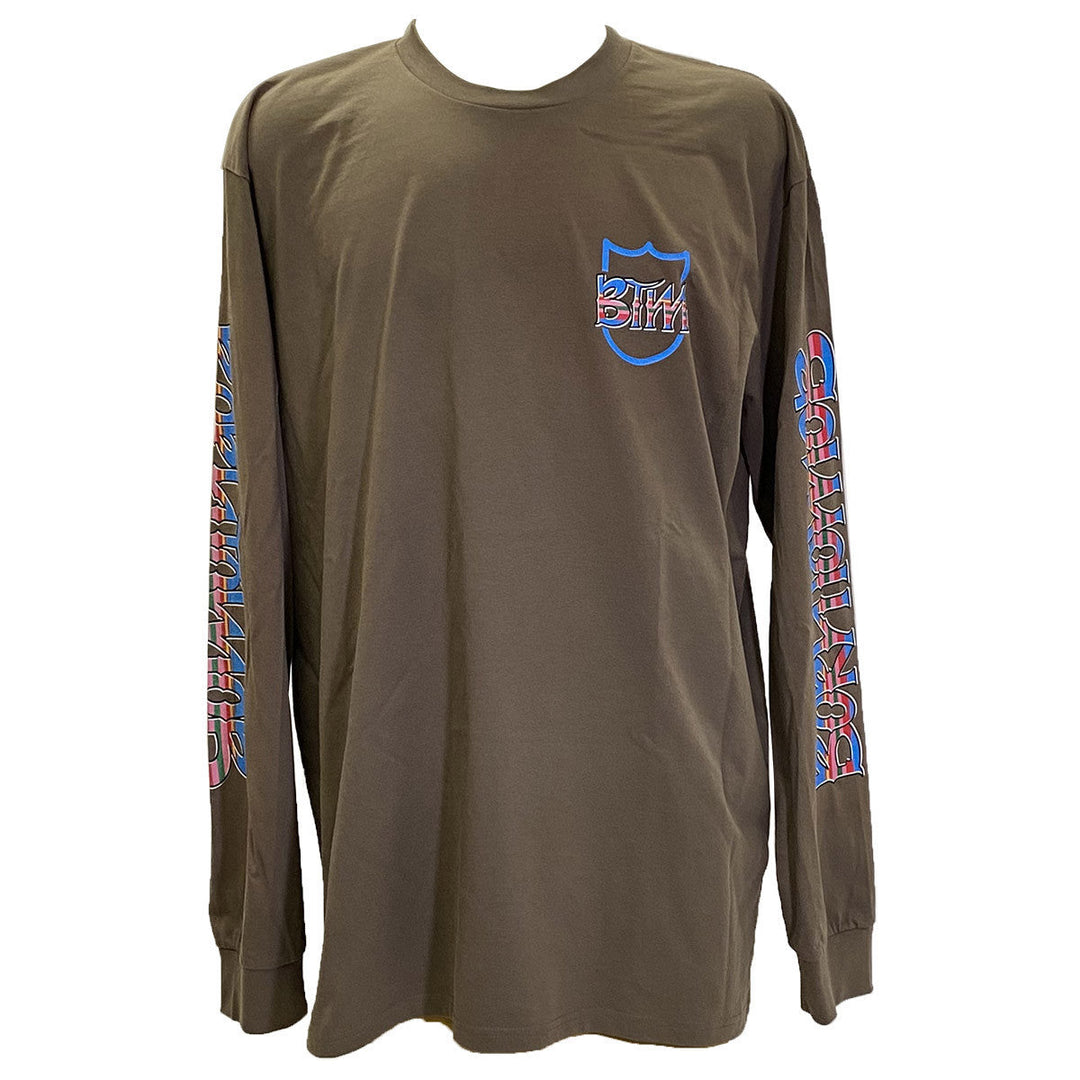 S&M BTM Serape Long sleeve T-Shirt Walnut Brown