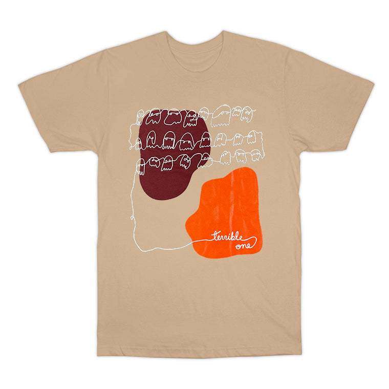 T1 Ghost Connect T-Shirt Warm Grey