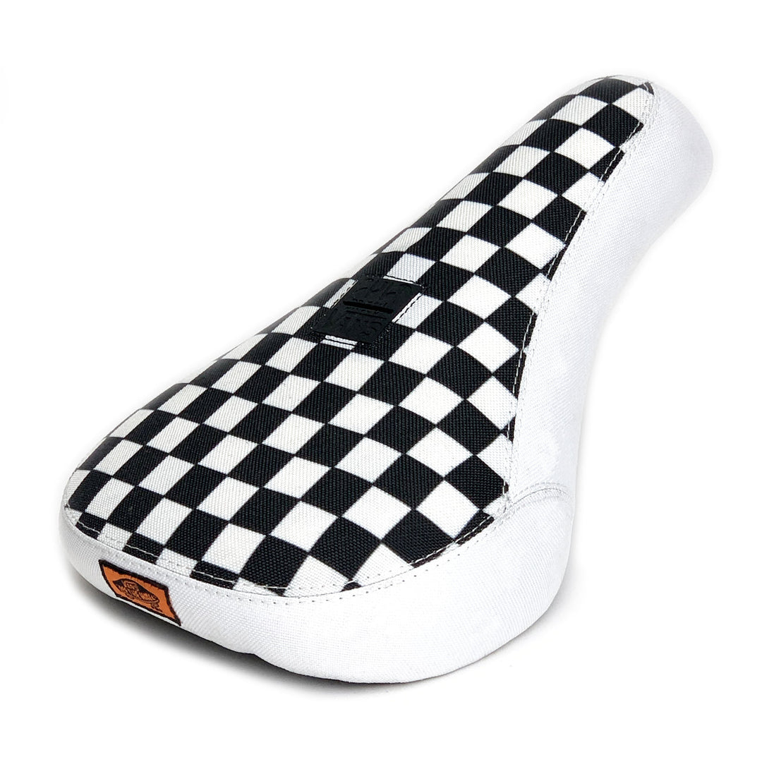 Cult X Vans Slip On Pro Mid Pivotal Seat Checkered White
