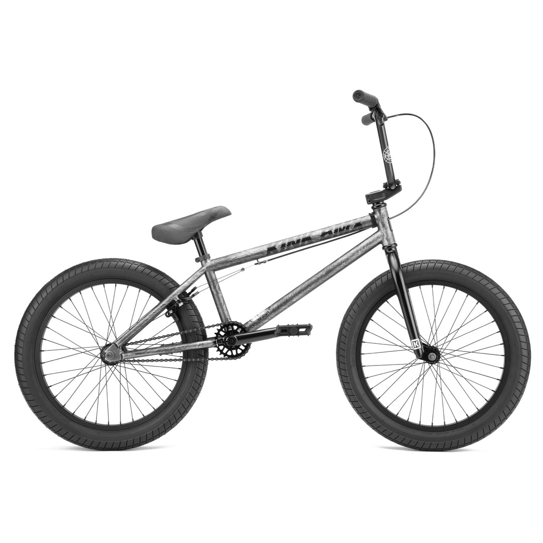 Kink Curb 20" BMX Bike Matte Brushed Silver 20"