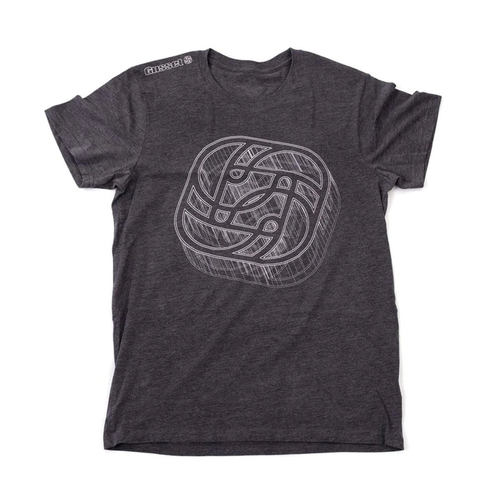 Gussett Tech Logo Tee Grey