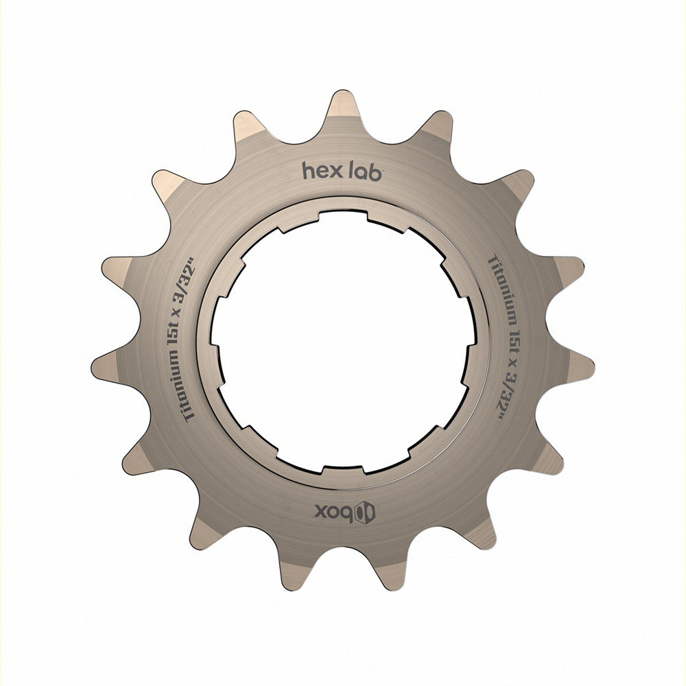 Box Hex Lab Single Speed Titanium Cogs Natural