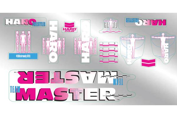 Haro 1989  Master replacement decals
