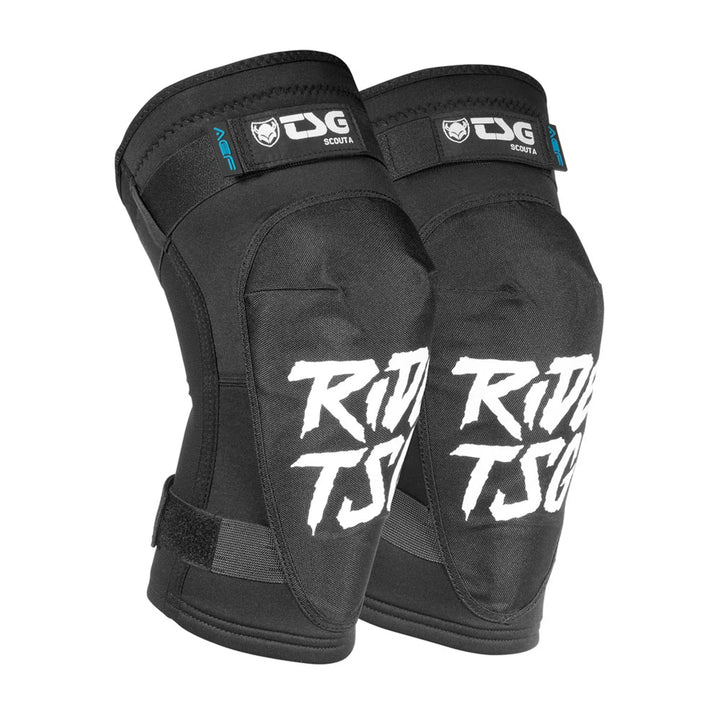 TSG Scout A Kneeguard Ripped Black