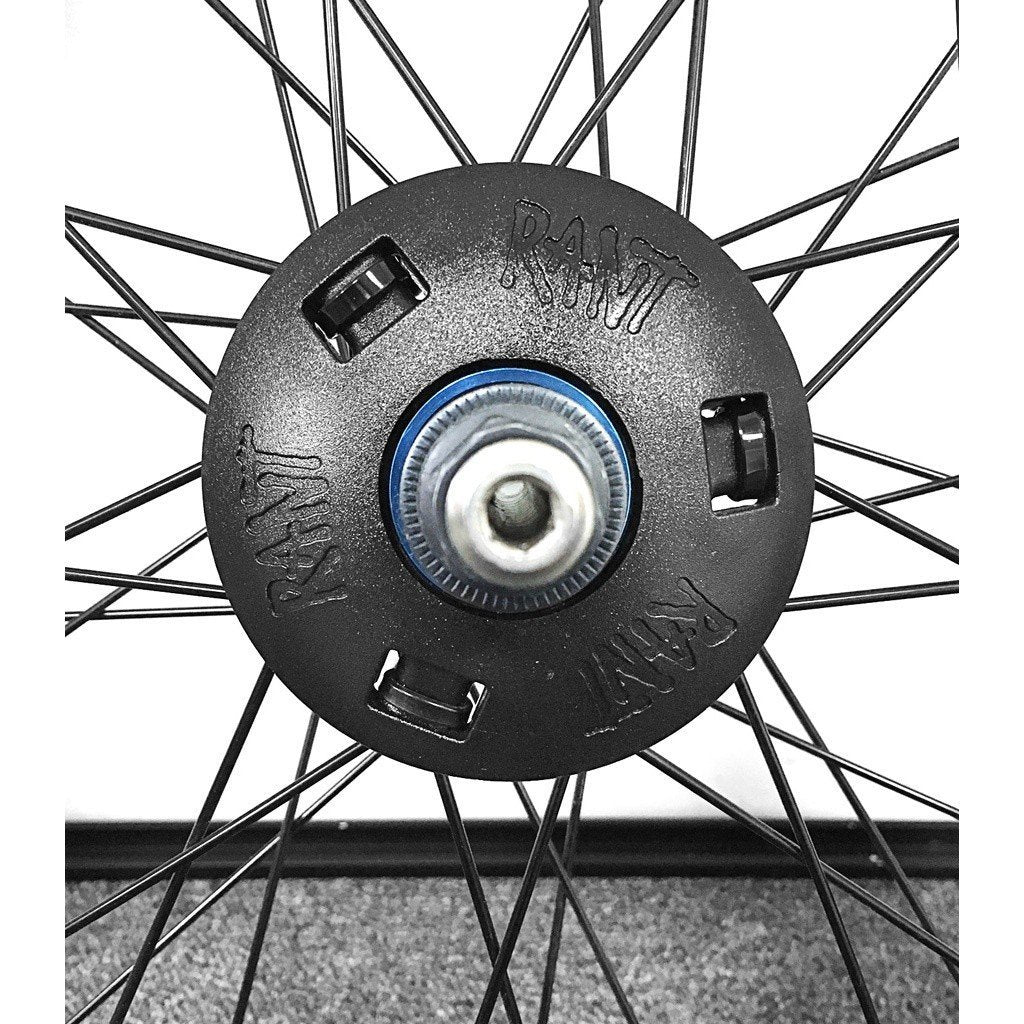 Rant Strap On Front Hub Guard Black