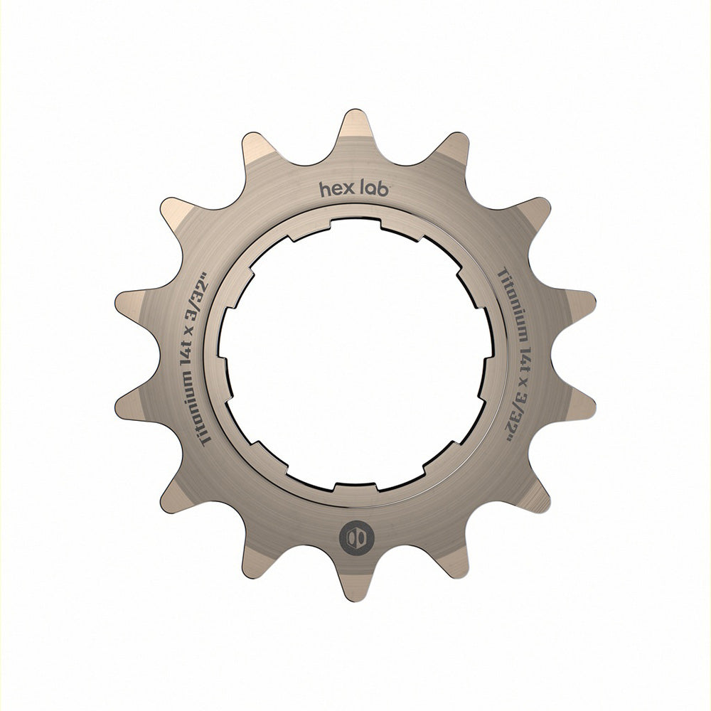 Box Hex Lab Single Speed Titanium Cogs Natural