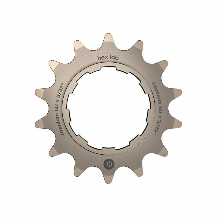 Box Hex Lab Single Speed Titanium Cogs Natural