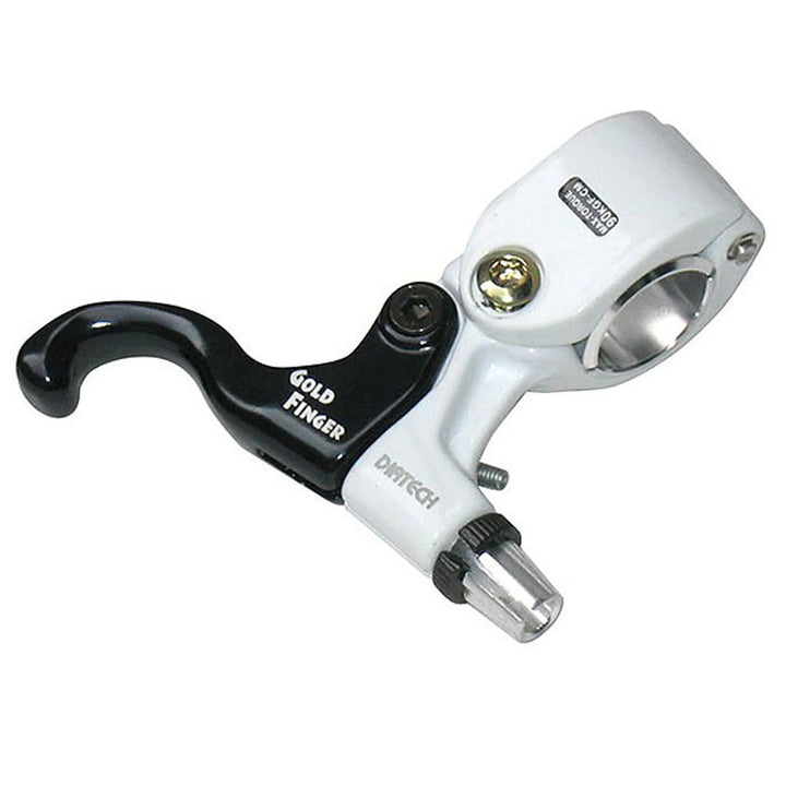 Dia Compe Gold Finger Levers Left White Black