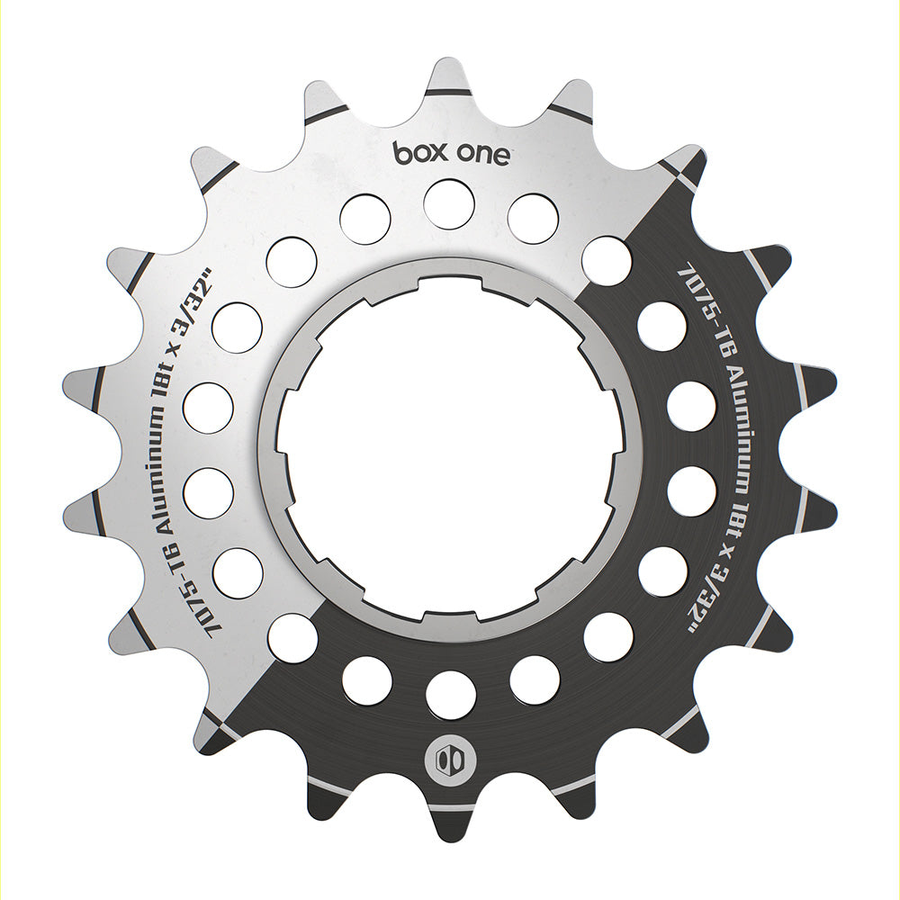 Box One Single Speed Aluminium Cogs Black