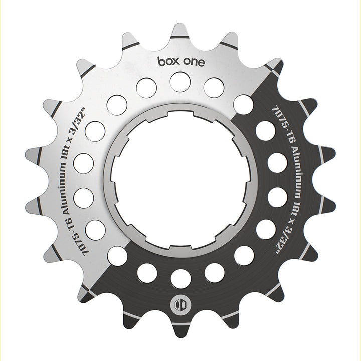 Box One Single Speed Aluminium Cogs Black