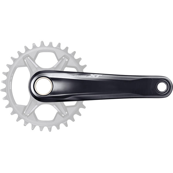 Shimano Deore FC-M8100 XT Crankset Without Chainring 12-Speed 52mm Black
