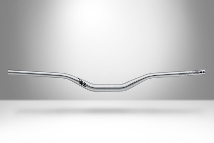 Title MTB AH1 Chrome mountain bike handlebar polished silver finish aluminum rise bar 