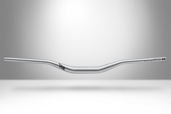 Title MTB Chrome AH1 35x38 aluminum mountain bike handlebar polished silver finish