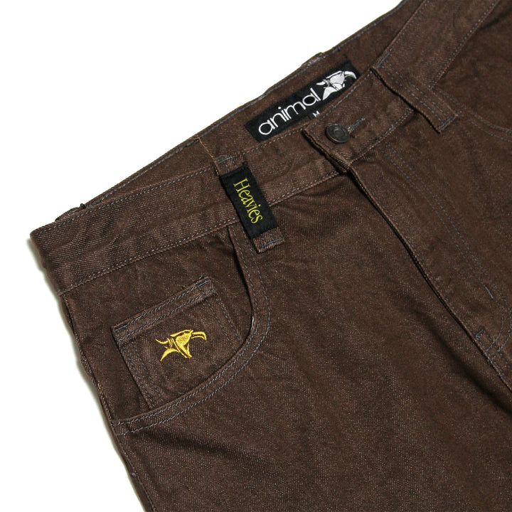 Doomed Heavies x Animal Jeans Brown