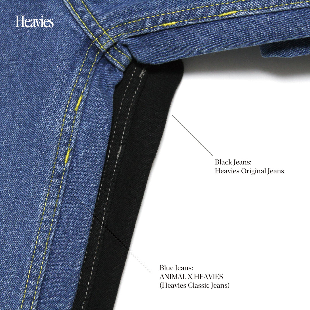 Doomed Heavies x Animal Jeans Black