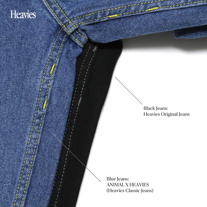 Doomed Heavies x Animal Jeans Black