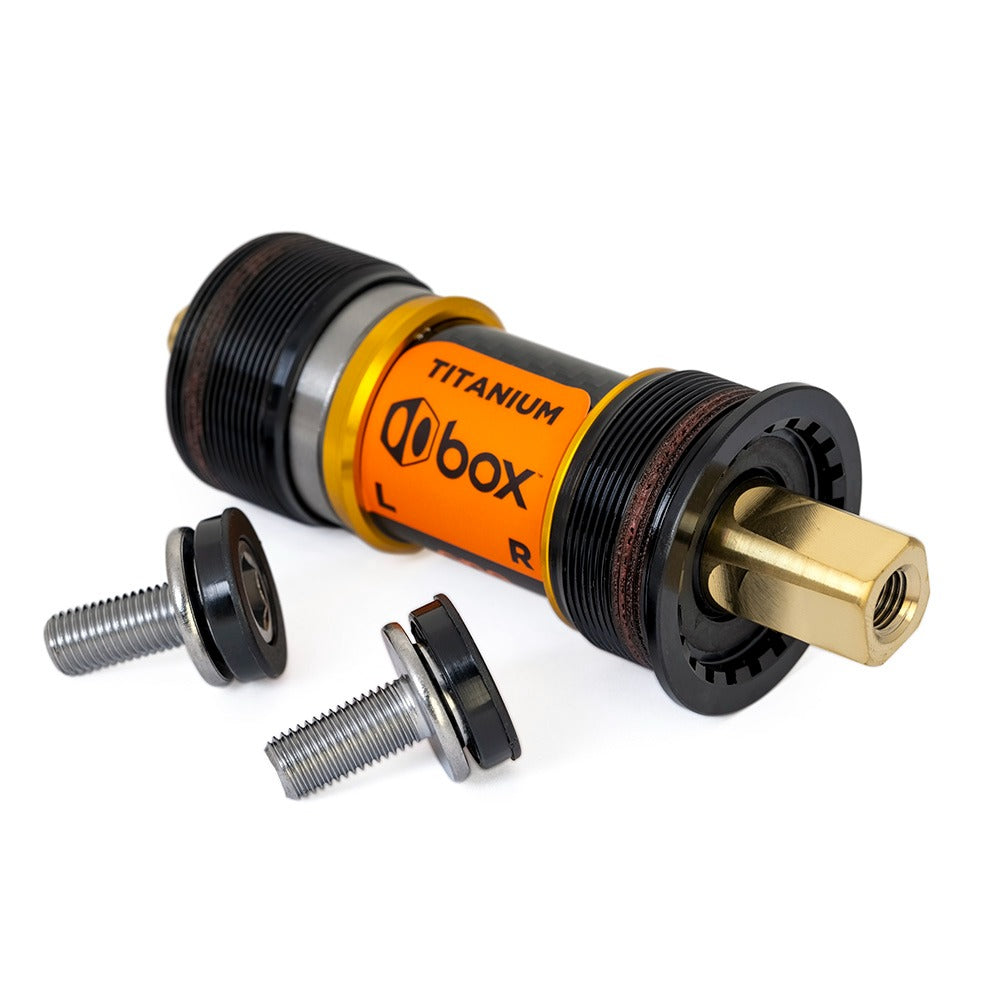 Box One Bottom Bracket Square Taper Titanium/ Carbon Gold 1