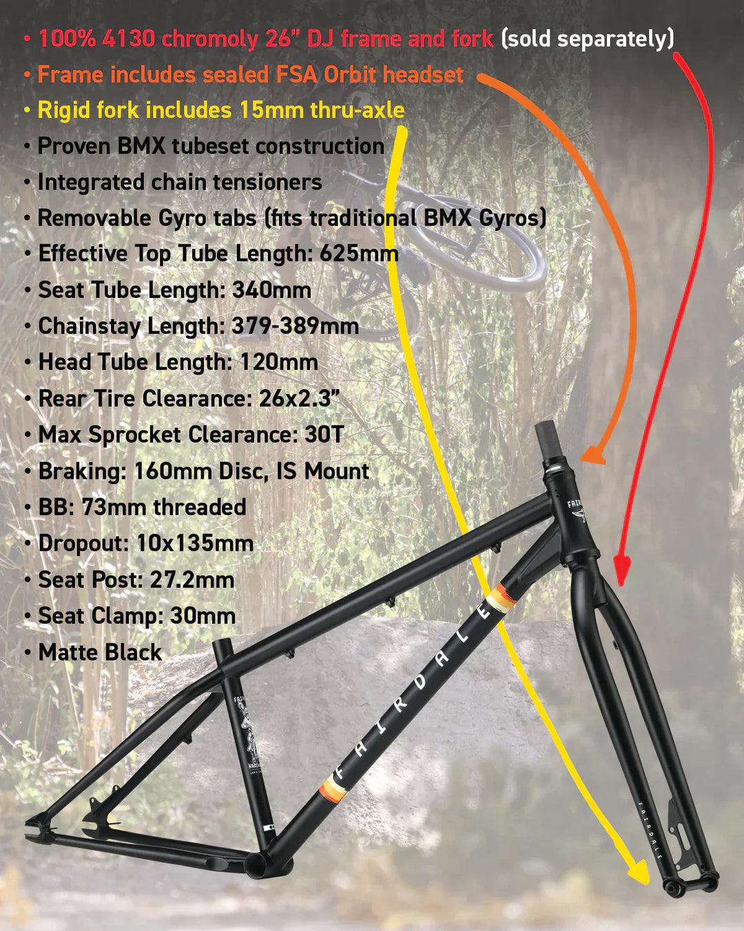 Fairdale Hareraiser 26" Wheel DJ Forks