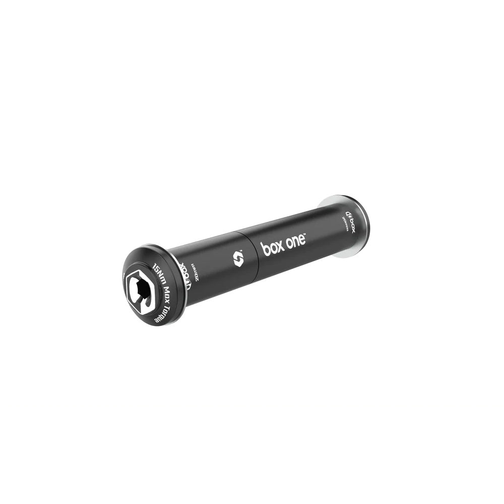 Box One Adjustable Thru Axle Black 20mm