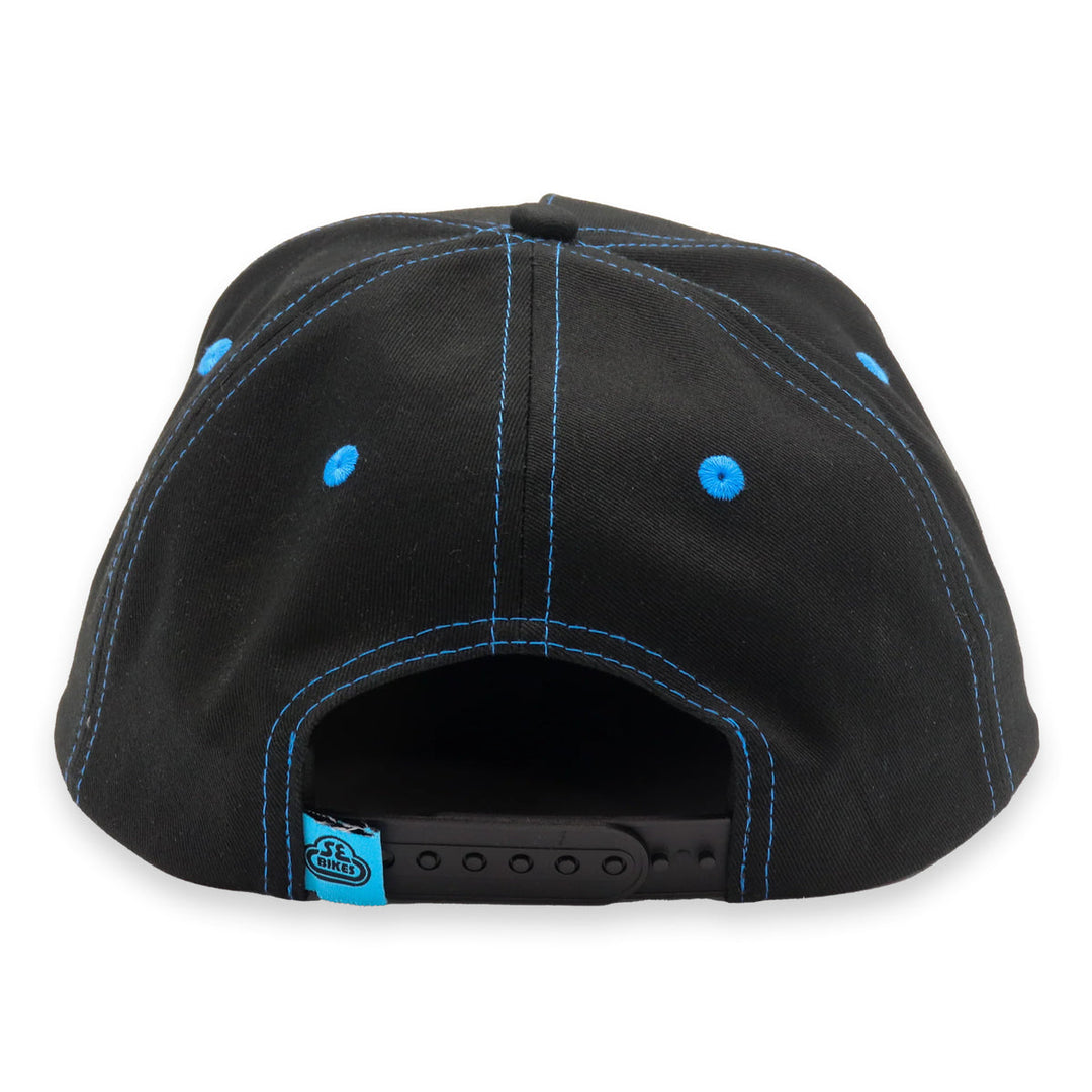 SE BIKES Wing Flat Bill Hat One Size Black
