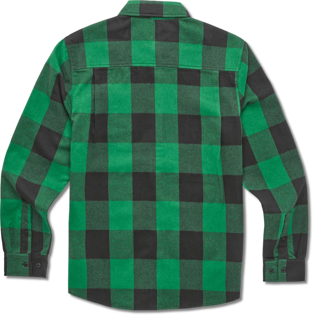 Etnies X DIG Longsleeve Flannel Shirt Black/Green