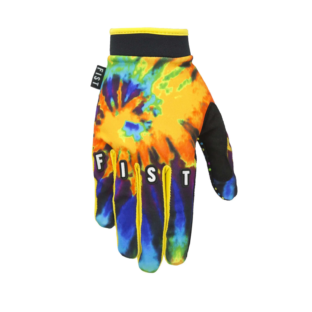 Fist Tie Dye Orange Gloves