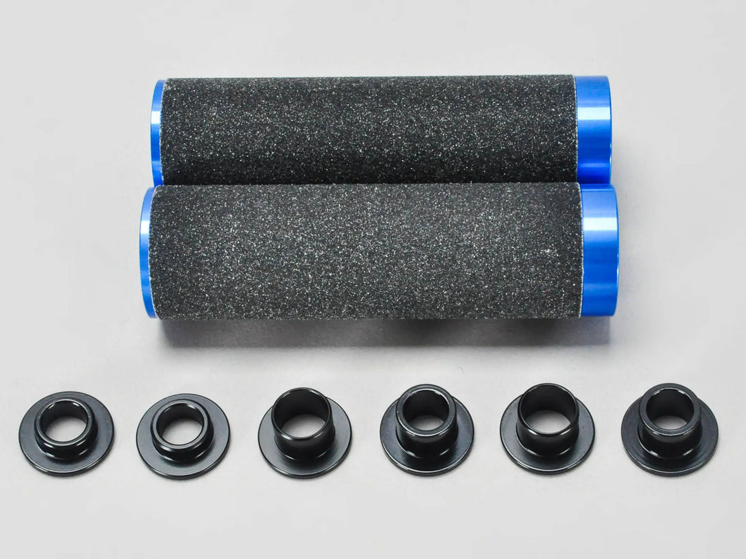 Mafia Bike Alloy Wheelie Pegs Blue Pair