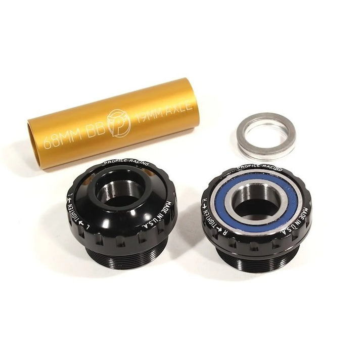 Profile Outboard Euro Bottom Bracket Black