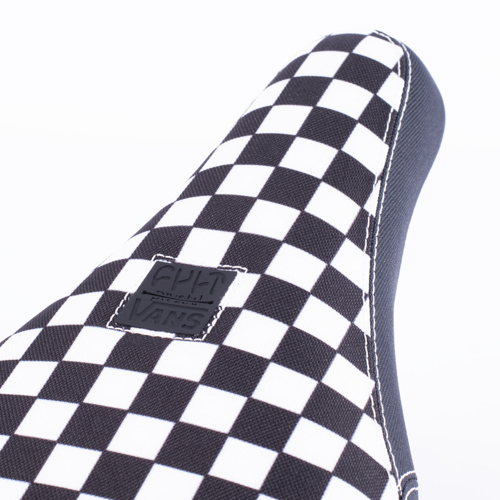 Cult X Vans Slip on Black White Check Gum Base