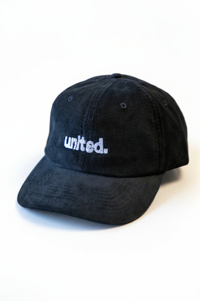 United Coastin Cordurouy Cap Black