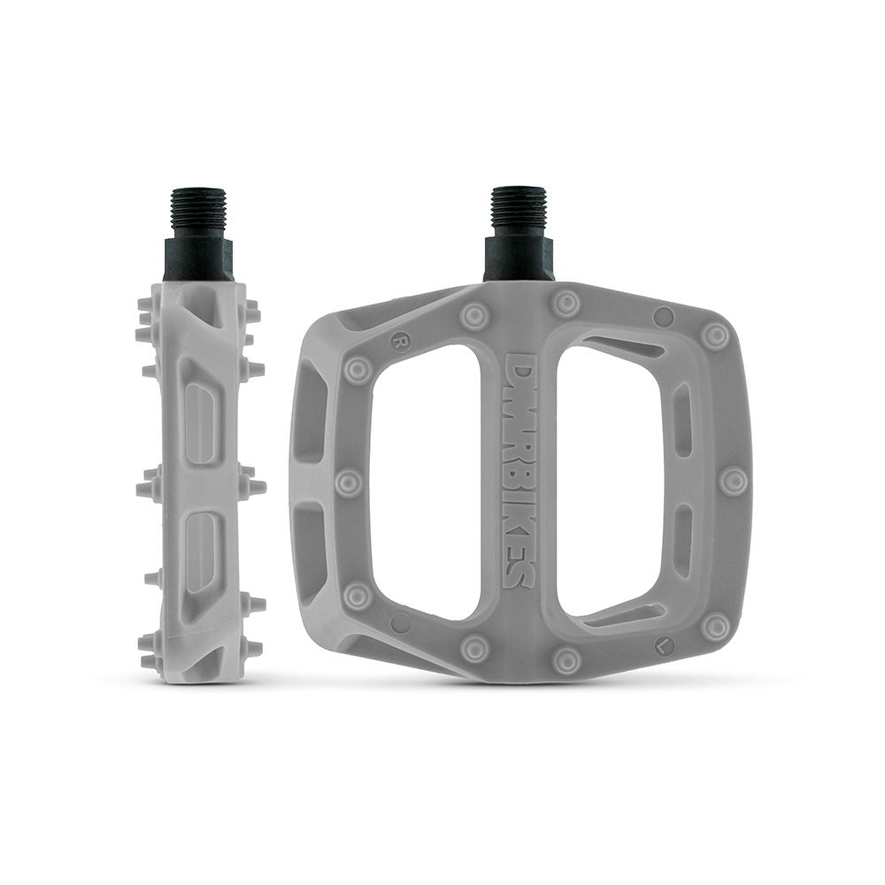 DMR V6 Plastic Pedal Cro-Mo Axle Grey 97mm x 102mm