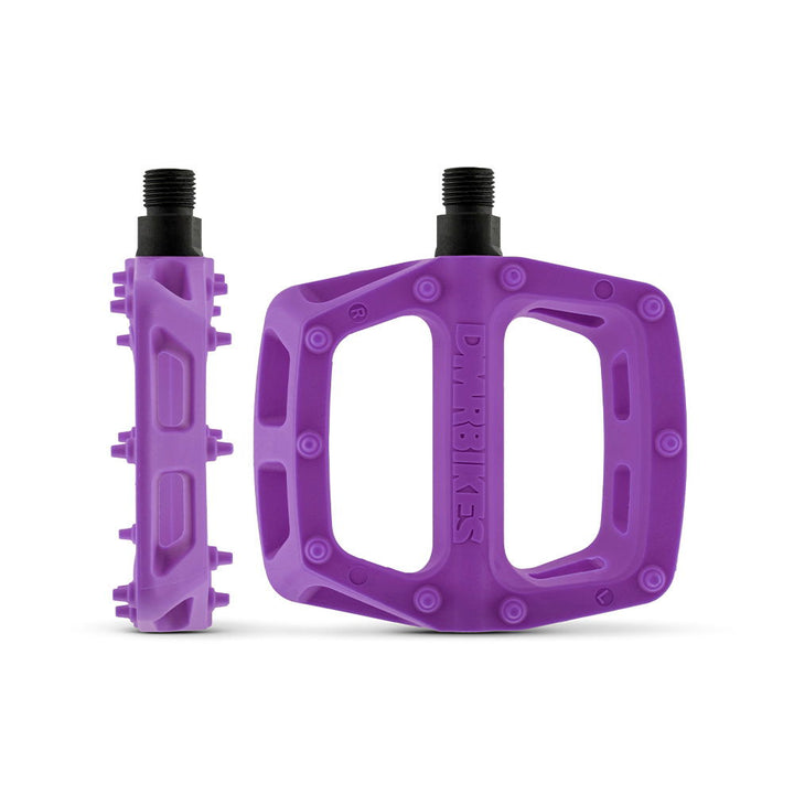 DMR V6 Plastic Pedal Cro-Mo Axle Purple 97mm x 102mm