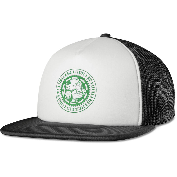Etnies X Dig Trucker Cap White Black